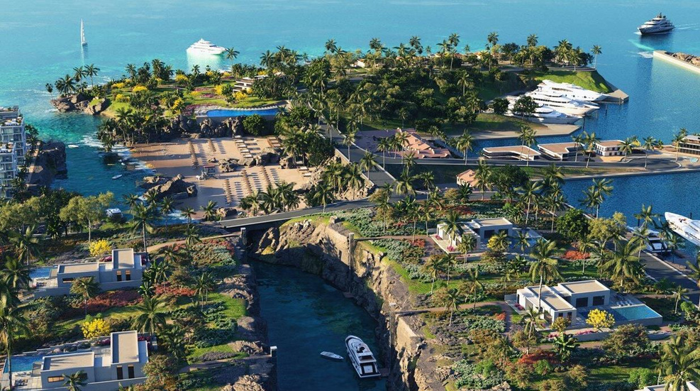 Waterfront development concept