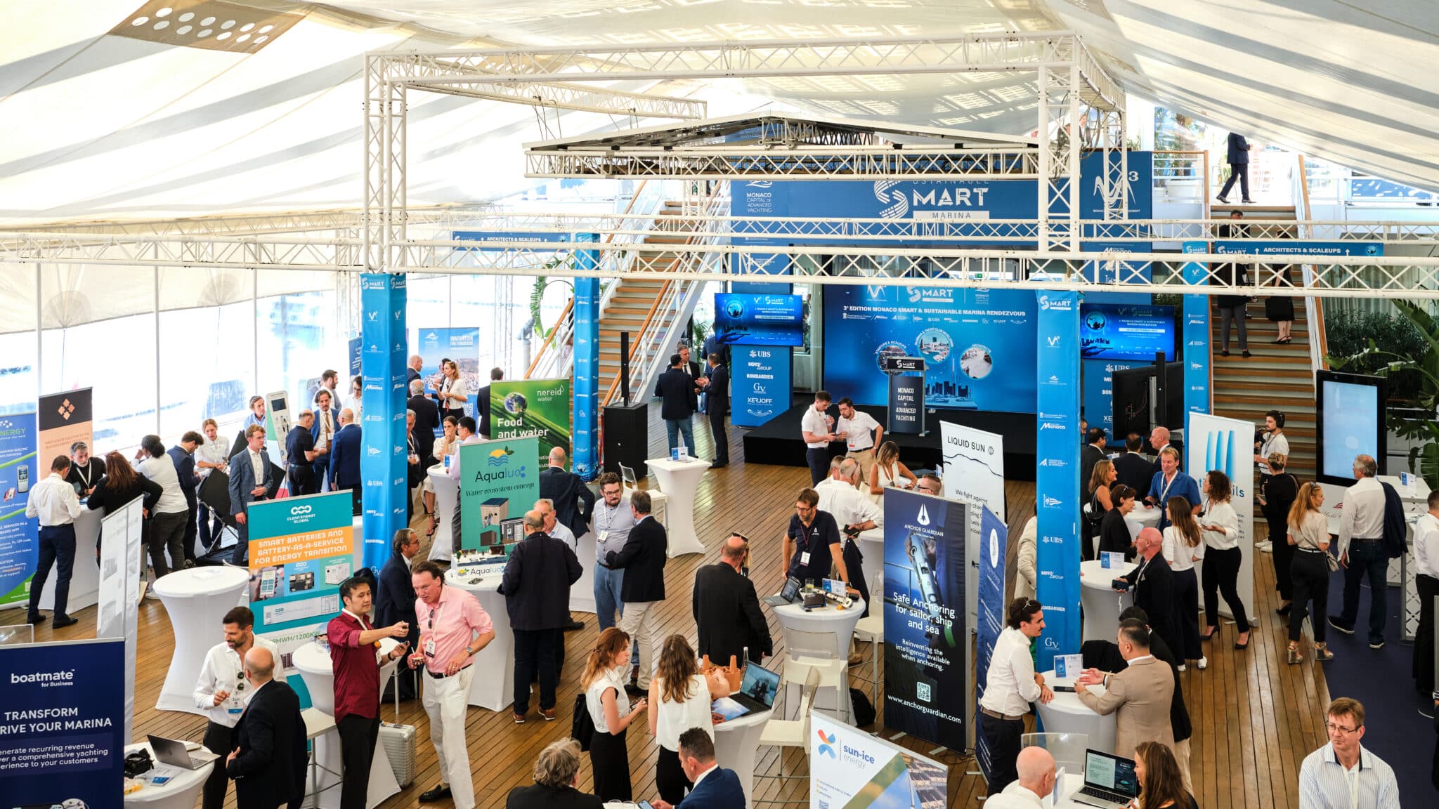Industry conversations at a past Smart Marina event