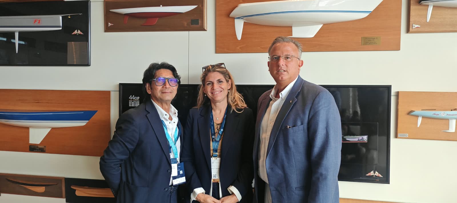 Edwin Ho with Audrey Luciani and José Marco Casellini.
